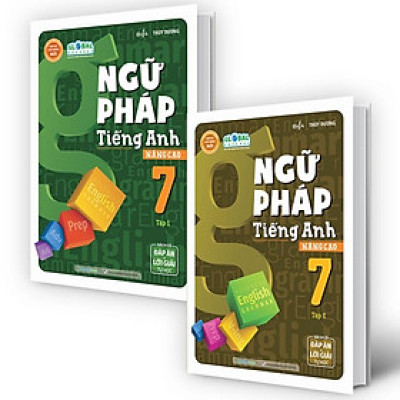 Sách - Combo Ngữ pháp tiếng Anh nâng cao Lớp 7 - Tập 1 + 2 (MG)