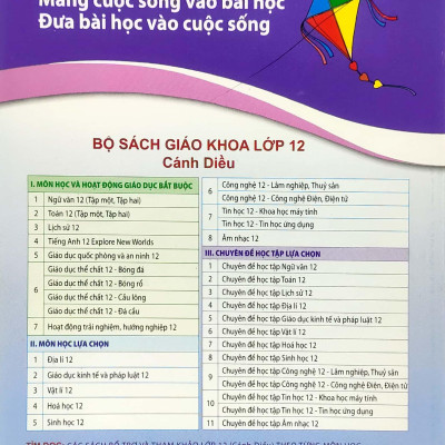 Bài Tập Sinh Học 12 (Cánh Diều) (Chuẩn)