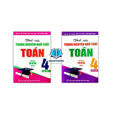 Sách - Combo Thử sức trạng nguyên nhỏ tuổi Toán 4 ( Tập 1 + Tập 2 )