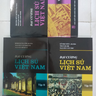 Đại Cương Lịch Sử Việt Nam 3 tập (combo)