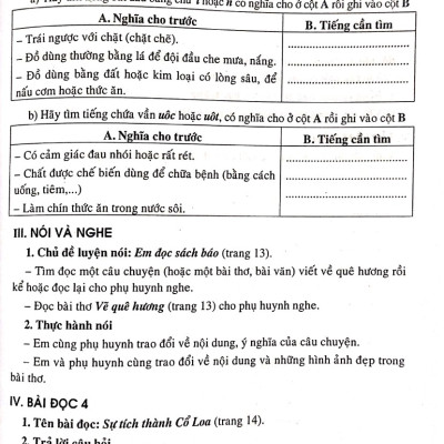 Vở Bài Tập Cuối Tuần Tiếng Việt 3 (Dùng Kèm Sách Giáo Khoa Cánh Diều)
