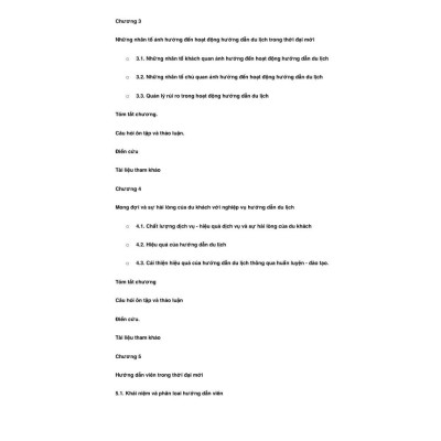 Sách Giáo trình nghiệp vụ hướng dẫn du lịch