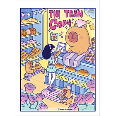 Sách Tô Màu Dành Cho Người Lớn - Thị Trấn Capy