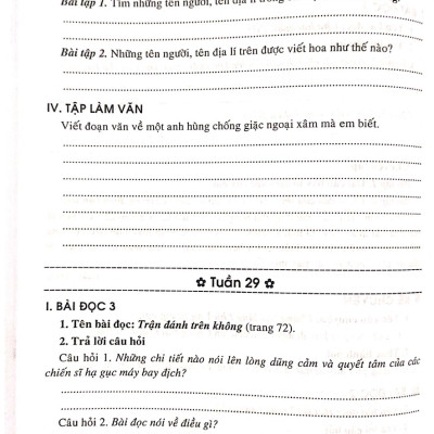 Vở Bài Tập Cuối Tuần Tiếng Việt 3 (Dùng Kèm Sách Giáo Khoa Cánh Diều)