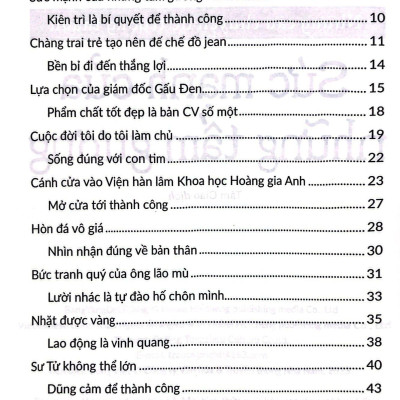 Những Câu Chuyện Để Trưởng Thành - Sức Mạnh Của Những Tấm Gương