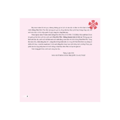 Điện Biên Ph.ủ - Những khoảnh khắc từ lịch sử (bản in 2024)