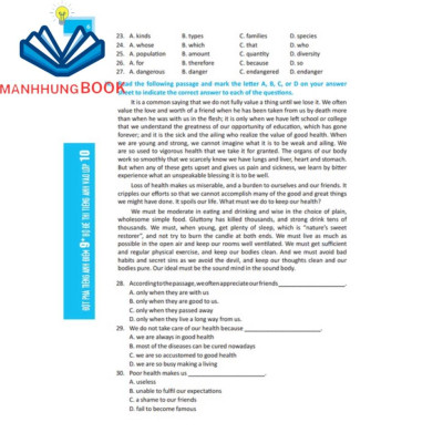 Sách - Đột phá tiếng Anh điểm 9+ (Bộ đề thi tiếng Anh vào lớp 10) - Có đáp án