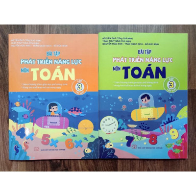 Sách - Combo Bài Tập Phát Triển Năng Lực Môn Toán Và Tiếng Việt Lớp 3 (Kết Nối)