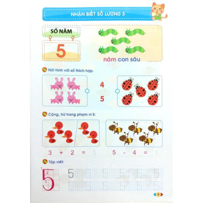 Mai Em Vào Lớp 1 - Vở Bé Làm Quen Với Toán (5-6T) - Bản Quyền