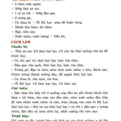 30 Món Cơm Lạ Và Ngon