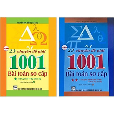 Sách - Combo 23 Chuyên Đề Giải 1001 Bài Toán Sơ Cấp - (Tập 1+Tập 2) (HA-MK)