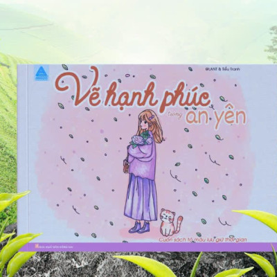 Sách Vẽ Hạnh Phúc Trong An Yên ABBOOKS - Cuốn Sách Tô Màu Lưu Giữ Thời Gian - Coloring Book