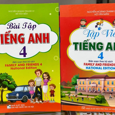 Combo Bài Tập Tiếng Anh 4 + Tập Viết Tiếng Anh 4 Biên Soạn Theo Bộ Sách Family And Friends 4 National Edition) - HA