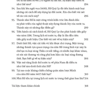 Hỏi Đáp Lịch Sử Việt Nam, Tập 2: Nước Việt Nam Dưới Đời Ngô, Đinh, Tiền Lê, Lý, Trần, Hồ