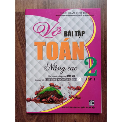 ` Sách - Combo Vở Bài Tập Toán Nâng Cao Lớp 2 - Tập 1 + 2 (Bám Sát SGK Kết Nối Tri Thức Với Cuộc Sống)