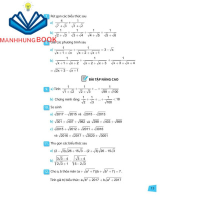Sách: Rèn Kĩ Năng Học Tốt Toán Lớp 9 - Hỗ Trợ Phát Triển Năng Lực Giải Toán