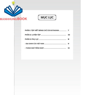 Sách - Tập viết tiếng Nhật căn bản KATAKANA (tái bản)