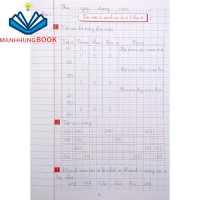 Sách - Vở Ô Li Bài Tập Toán Lớp 3 - Quyển 1 (Biên Soạn Theo Chương Trình GDPT Mới Định Hướng Phát Triển Năng Lực)