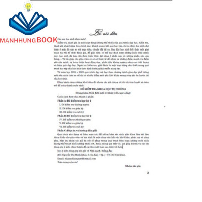 Sách - đề kiểm tra khoa học tự nhiên 6 dung kèm SGK kết nối tri thức với cuỗ sống
