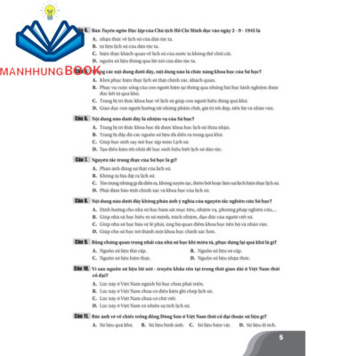 Sách - Phát Triển Năng Lực Lịch Sử Lớp 10 - Biên soạn theo chương trình GDPT mới.