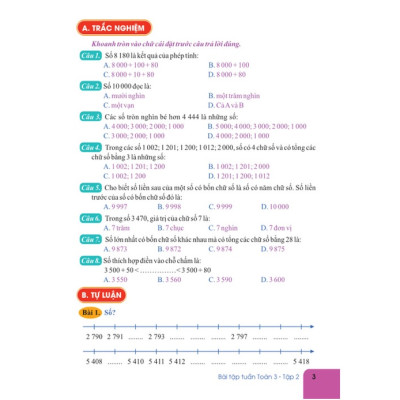 Sách - Bài Tập Tuần Toán 3 - Biên soạn theo CT GDPT mới - Kết Nối - ndbooks