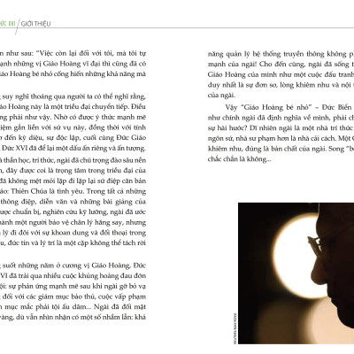 ĐỨC GIÁO HOÀNG BIỂN ĐỨC XVI - RẤT KHIÊM NHU RẤT VĨ ĐẠI