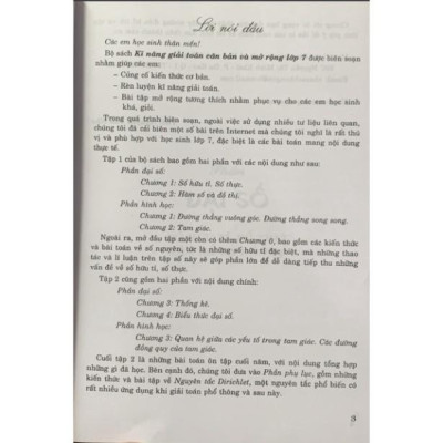 Sách – Kỹ Năng Giải Toán Căn Bản Và Mở Rộng Lớp 7 Tập 1