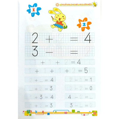 Bé Vào Lớp 1 - Chuẩn Bị Cho Bé Vào Lớp Một - Tập 2 - Làm Quen Với Chữ Số - Bản Quyền