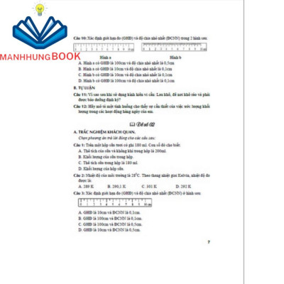 Sách - đề kiểm tra khoa học tự nhiên 6 dung kèm SGK kết nối tri thức với cuỗ sống
