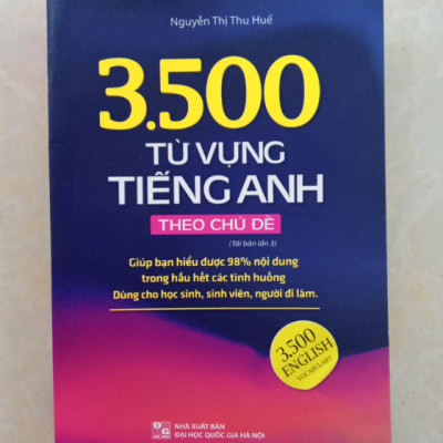 Sách - 3500 từ vựng tiếng Anh theo chủ đề (bản màu)