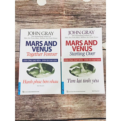 Combo 2 cuốn: Đàn Ông Sao Hỏa - Đàn Bà Sao Kim (Hạnh Phúc Bên Nhau + Tìm lại tình yêu)
