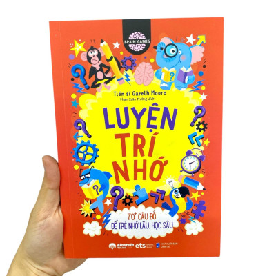 Sách - Brain Games - Luyện Trí Nhớ - 70+ Câu Đố Để Trẻ Nhớ Lâu, Học Sâu