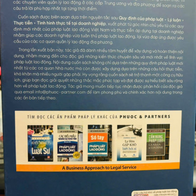 Các câu hỏi khó về pháp luật lao động - Xuất bản năm 2024 - Luật sư Nguyễn Hữu Phước