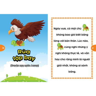 Combo 2 Quyển Phát Triển Tư Duy Và Ngôn Ngữ Cho Bé - Truyện Đọc Bằng Hình Ảnh - Truyện Ngụ Ngôn Thế giới đặc sắc - (VT)