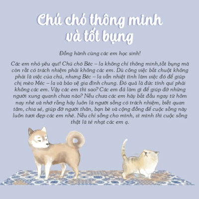 Sách Thiếu Nhi - Truyện Tranh Chú chó thông minh và tốt bụng 