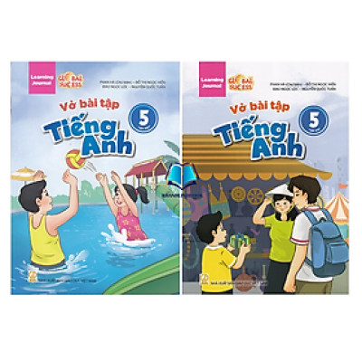 Sách - Combo Vở bài tập Tiếng Anh 5 - tập 1 + 2 - Global Success (QL)