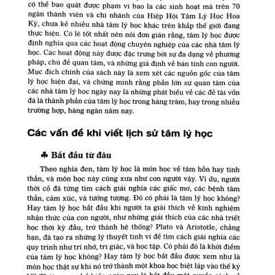 Nhập Môn Lịch Sử Tâm Lý Học - Bìa Cứng (Tái Bản 2023)