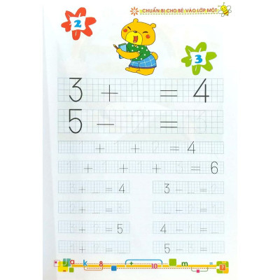 Bé Vào Lớp 1 - Chuẩn Bị Cho Bé Vào Lớp Một - Tập 2 - Làm Quen Với Chữ Số - Bản Quyền