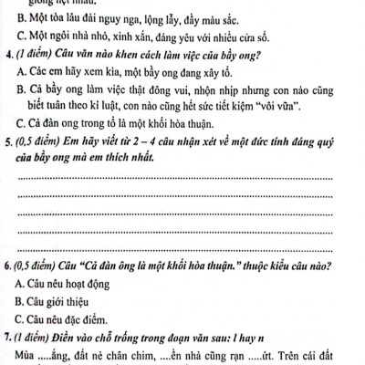 Bộ Đề kiểm Tra Môn Tiếng việt Lớp 3 ( Bám sát sách Giáo Khoa Kết Nối Tri Thức Với Cuộc Sống )