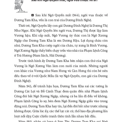 Hỏi Đáp Lịch Sử Việt Nam, Tập 2: Nước Việt Nam Dưới Đời Ngô, Đinh, Tiền Lê, Lý, Trần, Hồ