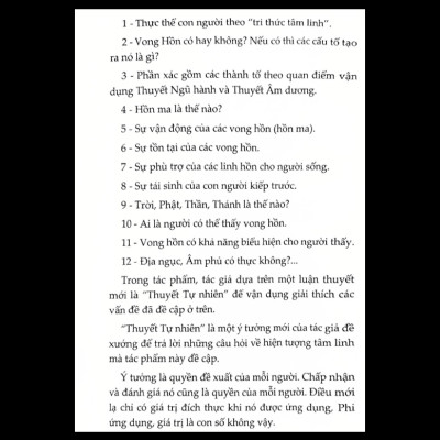 Sách - Cõi Trần và Cõi Siêu Hình - Lý giải các vẫn đề tâm linh một cách rất rõ ràng và dễ hiểu