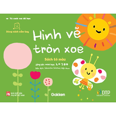 Sách - Dtpbooks - Hình Vẽ Tròn Xoe - Tủ sách vui để học - Sách tô màu - Dòng sách cầm tay