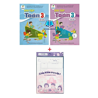 Sách - Combo Bài tập Toán 3 tập 1 + 2 (Cánh diều)