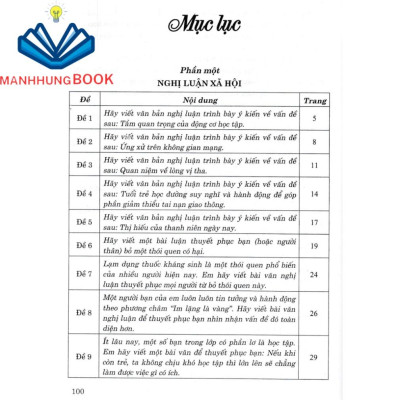 SÁCH - dàn bài làm văn 10 (dùng chung cho các bộ sgk hiện hành)