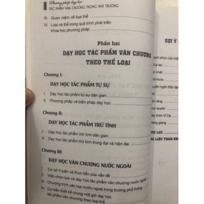 Sách - Phương Pháp Dạy Học Tác Phẩm Văn Chương Trong Nhà Trường (DN)