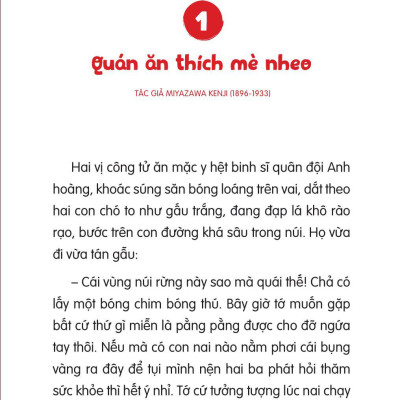 Tác Giả Kinh Điển Nhật Bản - Truyện Hay Cho Tuổi Học Đường - Tập 4: Quán Ăn Thích Mè Nheo