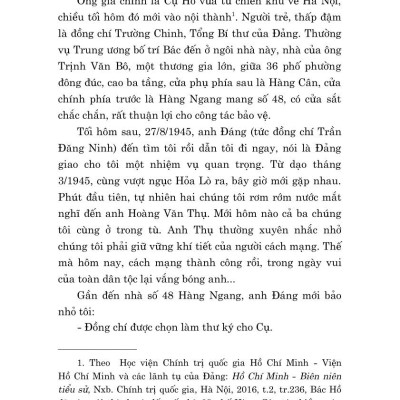 Thư ký Bác Hồ kể chuyện (Xuất bản lần thứ tư, có chỉnh sửa)