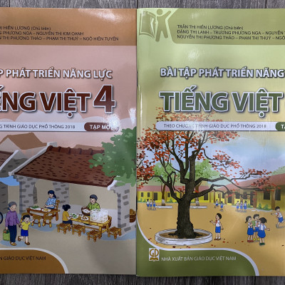 Bài tập phát triển năng lực Tiếng việt lớp 4 tập 1+2 (HEID)