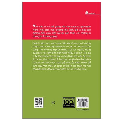 Sách - Chánh niệm từng phút giây: Nấu yêu thương nuôi dưỡng nhiệm mầu (Bìa mềm)