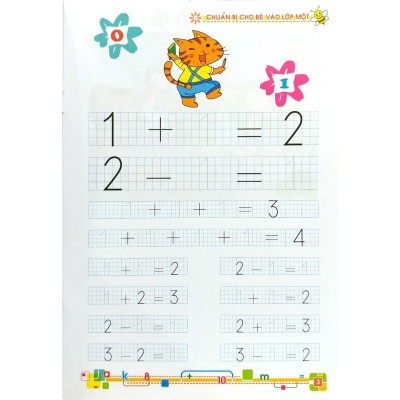 Bé Vào Lớp 1 - Chuẩn Bị Cho Bé Vào Lớp Một - Tập 2 - Làm Quen Với Chữ Số - Bản Quyền